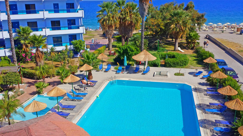 Area Blue Beach Apartments Ialysos  Buitenkant foto