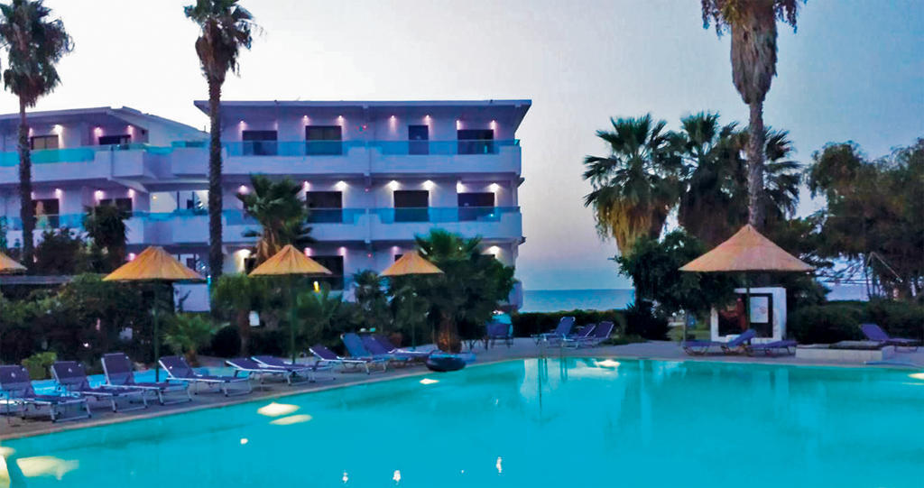 Area Blue Beach Apartments Ialysos  Buitenkant foto