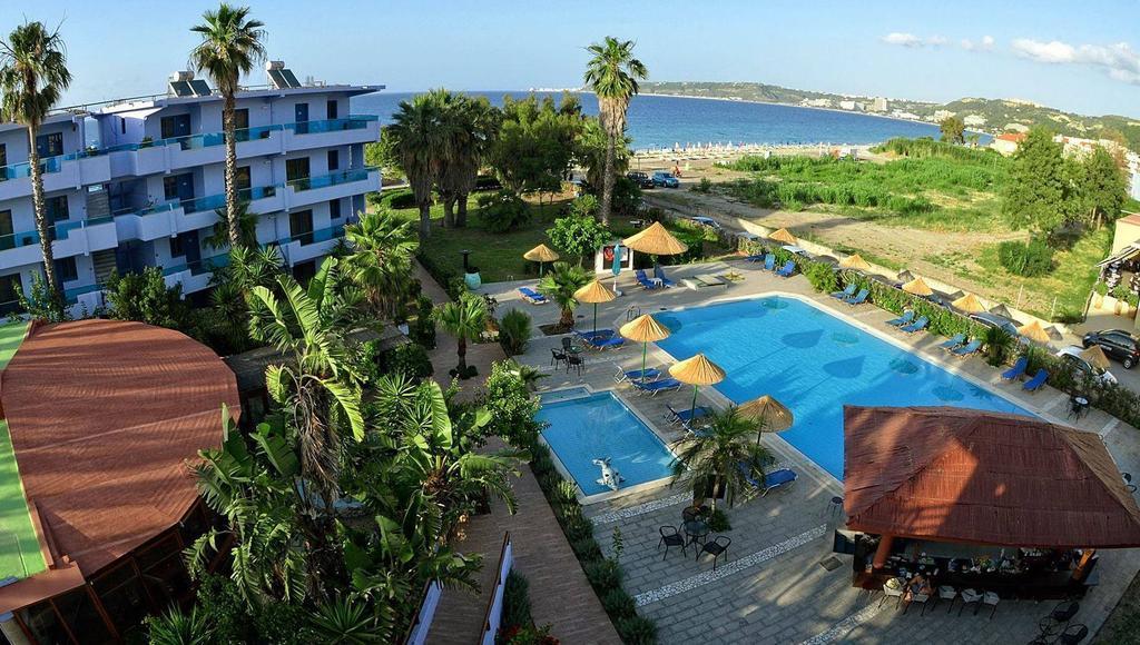 Area Blue Beach Apartments Ialysos  Buitenkant foto